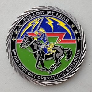 9TH AIR SUPPORT OPERATIONS SQUDRON - Challenge Coin
