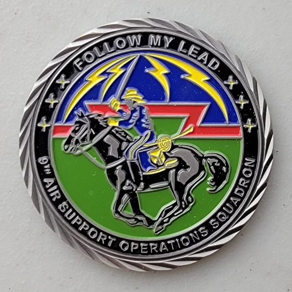 9TH AIR SUPPORT OPERATIONS SQUDRON - Challenge Coin