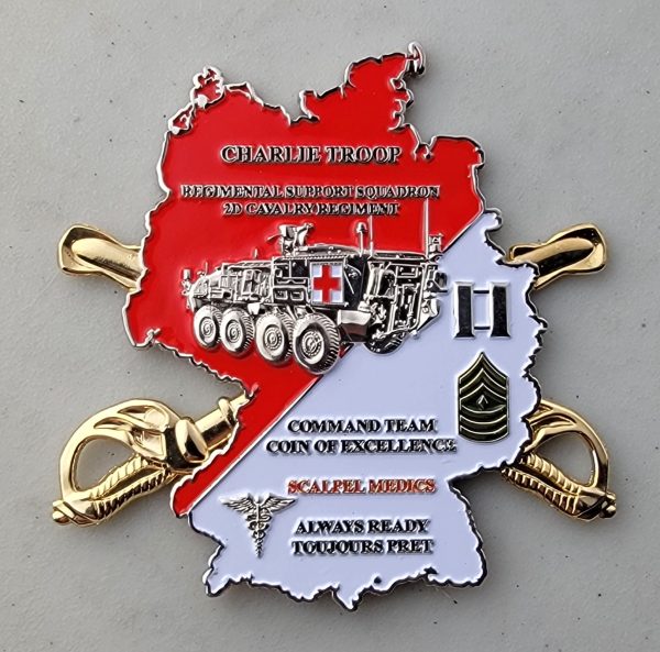 CHARLIE TROOP - Challenge Coin - Image 2
