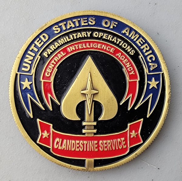 CIA - LETHAL COVERT ACTION - Challenge Coin - Image 2