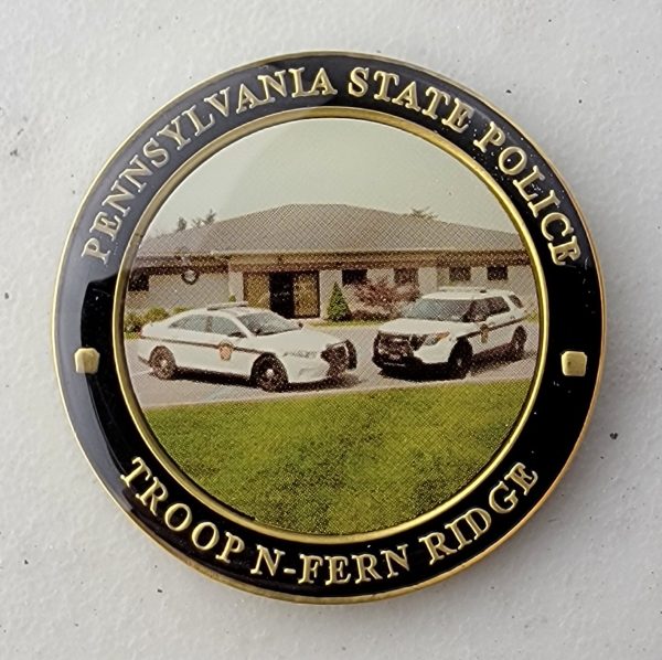 PENNSYLVANIA STATE POLICE - TROOP N FERN RIDDGE - Challenge Coin