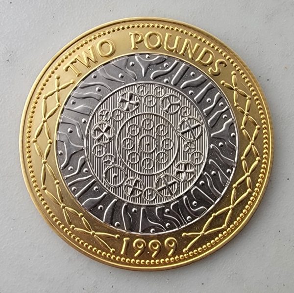 BRITISH TWO POUND - Challenge Coin - Image 2