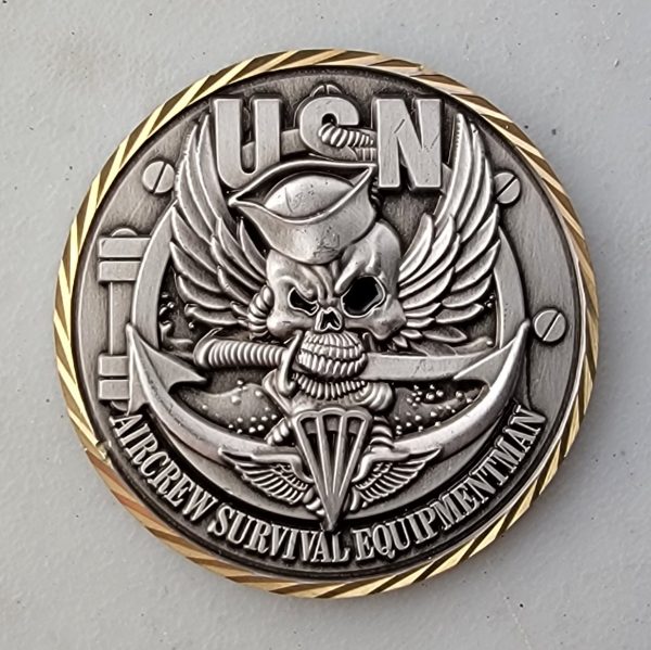 USN - AIRCREW SURVIVAL EQUIPMENTMAN - Challenge Coin
