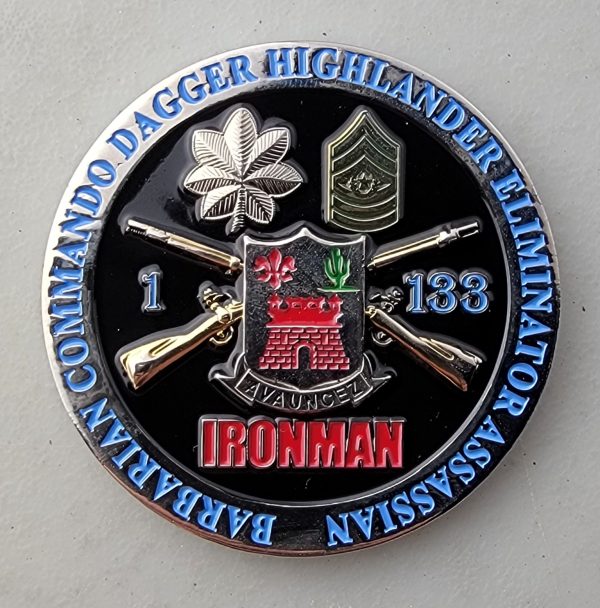 IRONMAN - SNIPER - RANGER - Challenge Coin - Image 2
