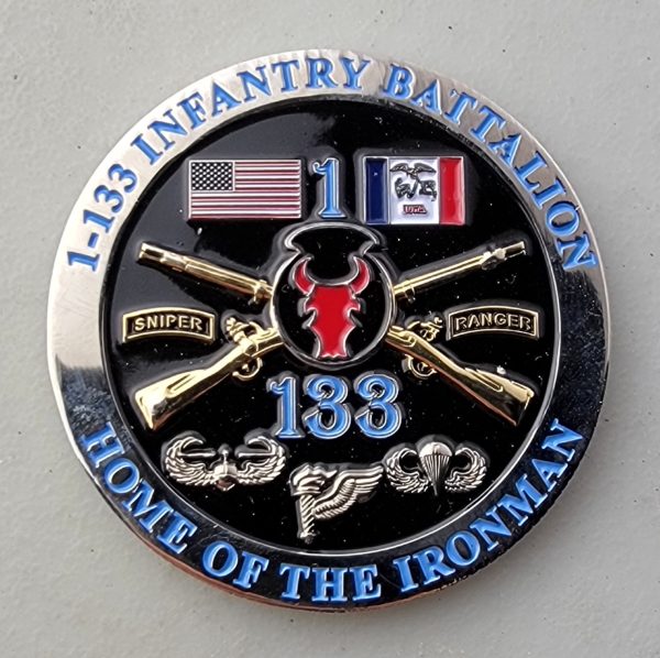 IRONMAN - SNIPER - RANGER - Challenge Coin