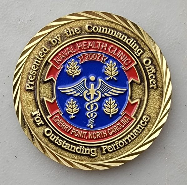 NAVAL HEALTH CLINIC - Challenge Coin