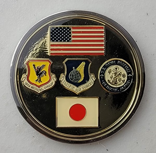 18TH MDOS/USNH - JAPAN - Challenge Coin - Image 2