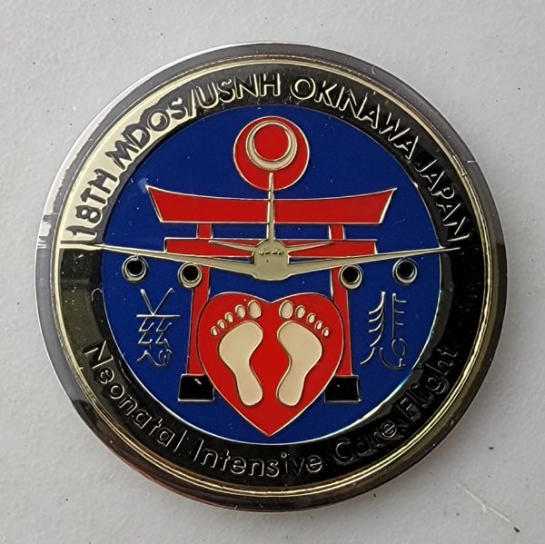 18TH MDOS/USNH - JAPAN - Challenge Coin