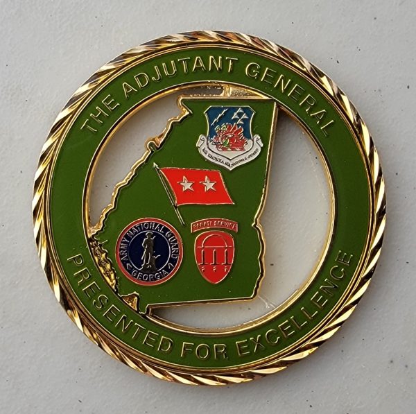 GEORGIA DEPT OF DEFENSE - NATIONAL GUARD - Challenge Coin - Image 2
