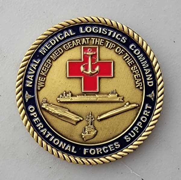 NAVAL MEDICAL LOGISTICS COMMAND - Challenge Coin