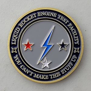 LIQUID ROCKET ENGINE TEST FACILITY - Challenge Coin