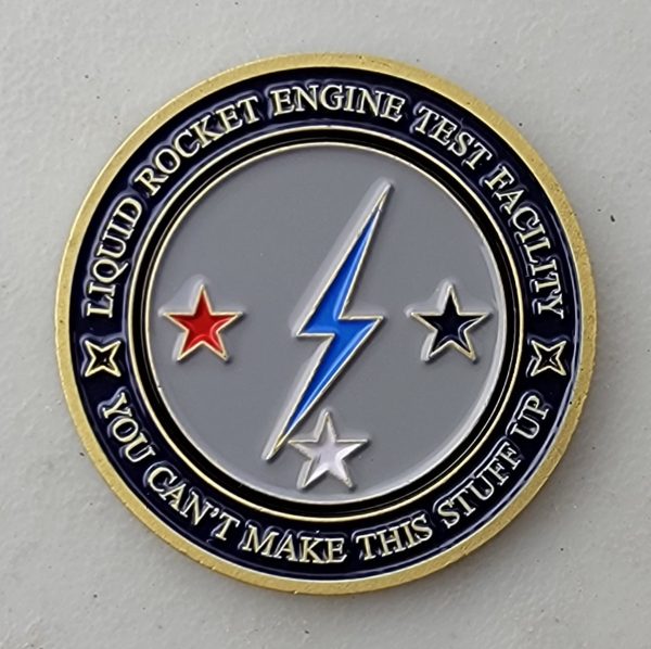 LIQUID ROCKET ENGINE TEST FACILITY - Challenge Coin