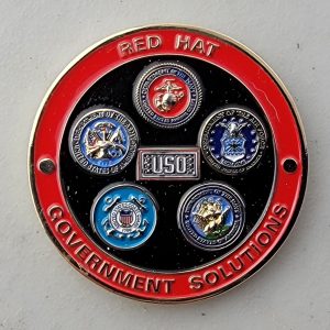 REDHAT - DOD GOVERMENT SOLUTIONS - Challenge Coin