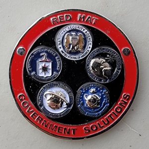 REDHAT - GOVERMENT SOLUTIONS - Challenge Coin