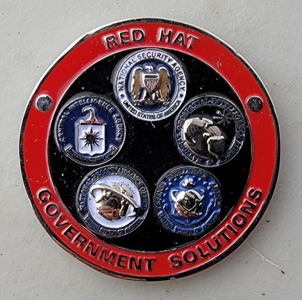 REDHAT - GOVERMENT SOLUTIONS - Challenge Coin