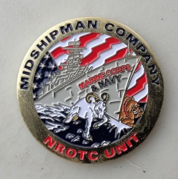 SAVANNAH STATE NROTC NAVY/MARINE CORPS - Challenge Coin - Image 2