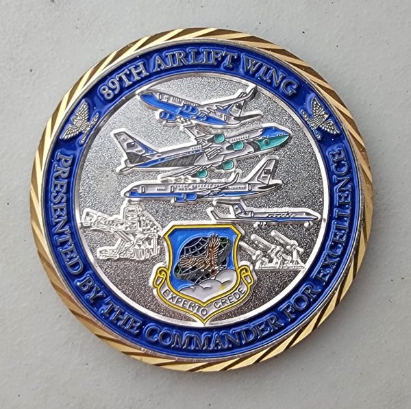 89th AIRLIFT WING - SAM FOX - Challenge Coin - Image 2