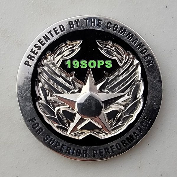 19TH SPACE OPERATIONS SQ - Challenge Coin - Image 2