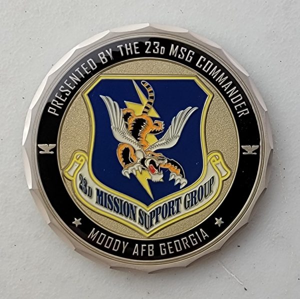 23D MISSION SUPPORT GROUP - Challenge Coin