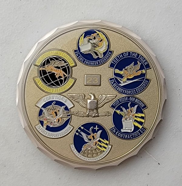 23D MISSION SUPPORT GROUP - Challenge Coin - Image 2