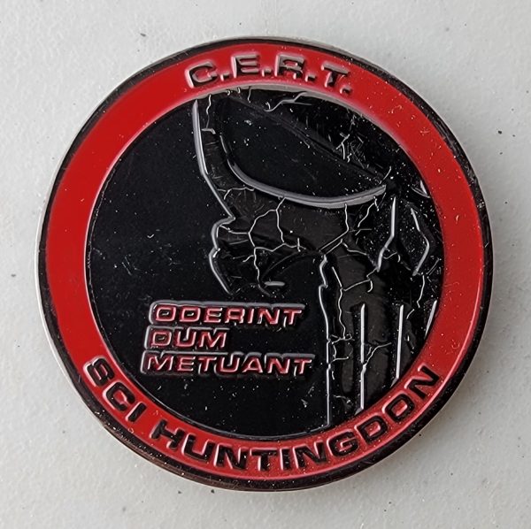 CERT - SCI HUNTINGDON - Challenge Coin
