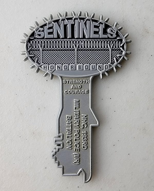 193RD MILITARY POLICE - SENTINELS - Challenge Coin
