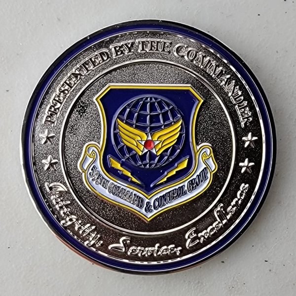 595TH COMMAND & CONTROL GROUP - Challenge Coin