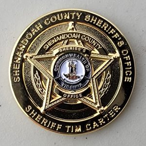 SHENANDOAH COUNTY SHERIFF'S OFFICE - Challenge Coin