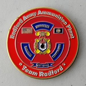 RADFORD ARMY AMMUNITION PLANT - Challenge Coin