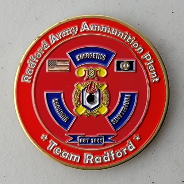 RADFORD ARMY AMMUNITION PLANT - Challenge Coin