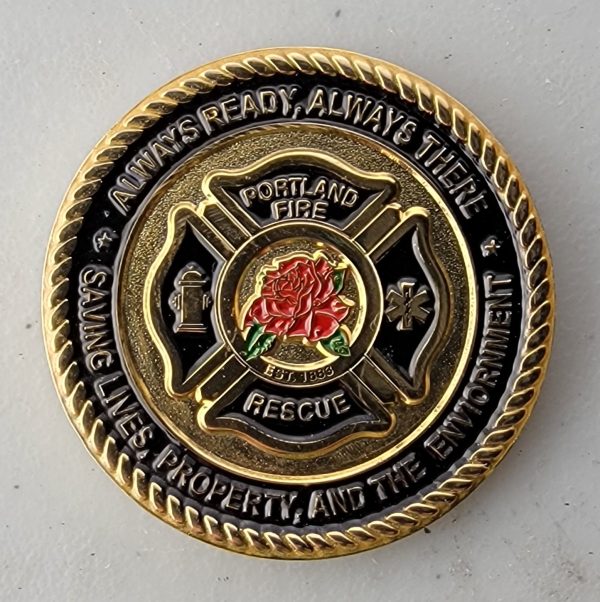 HARBOR MASTER- PORTLAND - Challenge Coin - Image 2