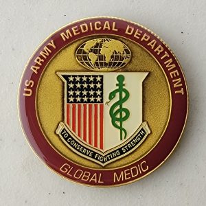 US ARMY MEDICAL DEPARTMENT - GLOBAL MEDIC - Challenge Coin