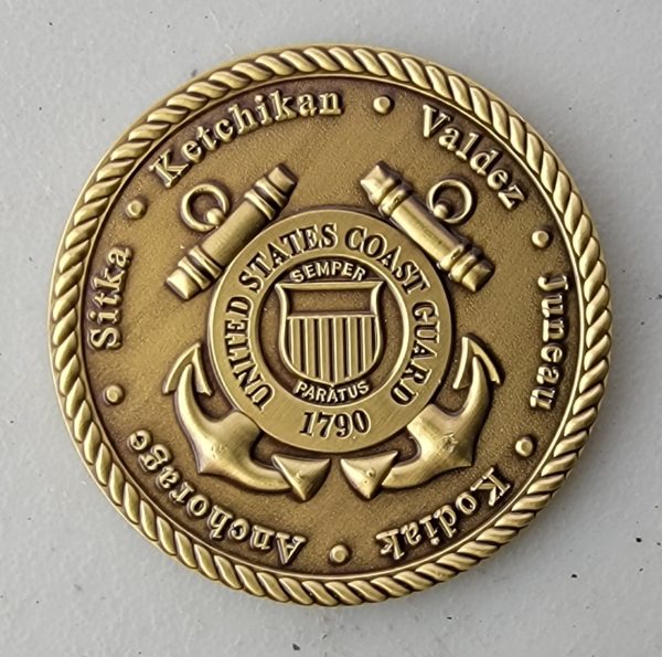 USCG ELECTRONIC SYSTEMS SUPPORT UNIT - JUNEAU - Challenge Coin - Image 2