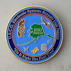 USCG ELECTRONIC SYSTEMS SUPPORT UNIT - JUNEAU - Challenge Coin