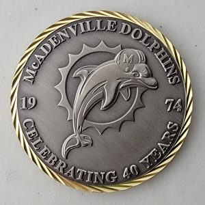 McADENVILLE DOLPHINS - Challenge Coin