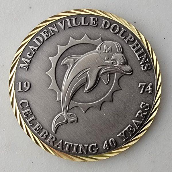 McADENVILLE DOLPHINS - Challenge Coin
