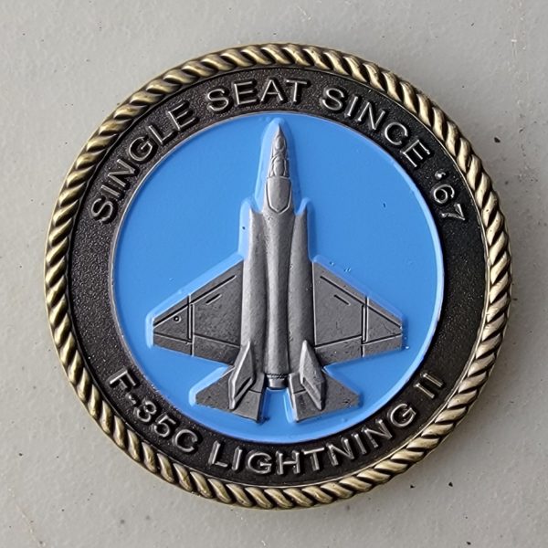 STRIKE FIGHTER SQUADRON NINE SEVEN - WARHAWKS - Challenge Coin - Image 2