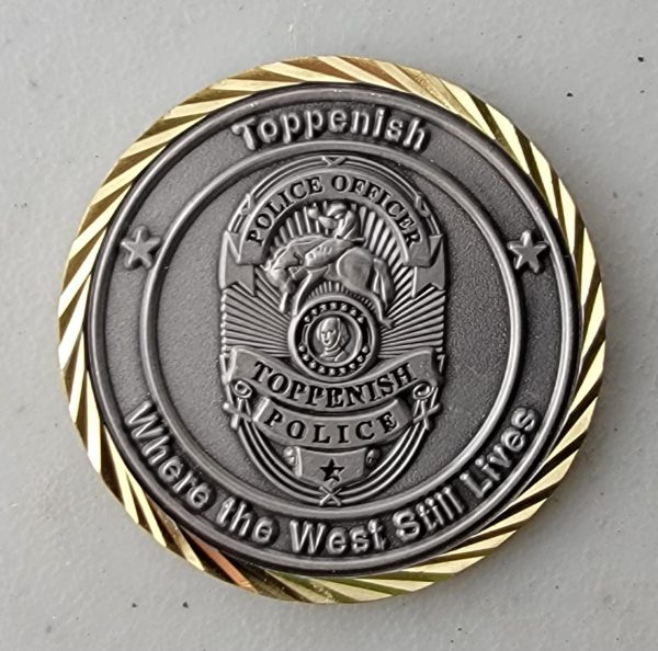 TOPPENISH POLICE - Challenge Coin - Image 2