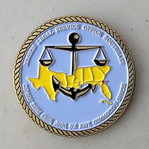 JUDGE ADVOCATE GENERAL'S CORPS - Challenge Coin - Image 2