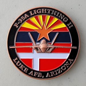 F-35A LIGHTNING - LUKE AFB - Challenge Coin