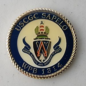 USCGC SAPELO - WPB 1314 - Challenge Coin