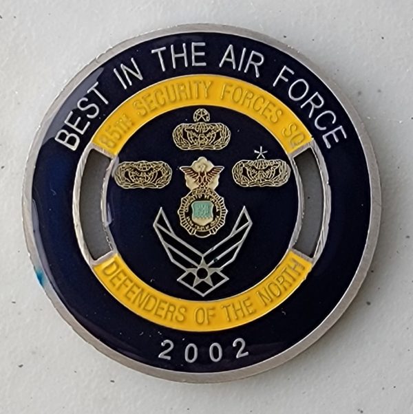85TH SECURITY FORCES SQUADRON - Challenge Coin - Image 2