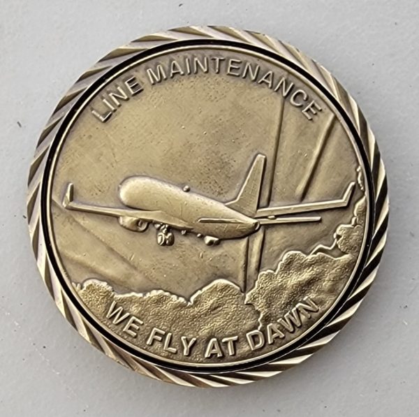 AMERICAN AIRLINES - LINE MAINTENANCE -  Challenge Coin - Image 2