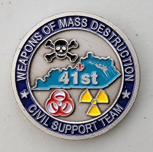 41ST  CIVIL SUPPORT TEAM - Challenge Coin - Image 2