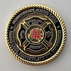 PORTLAND FIRE & RESCUE - Challenge Coin