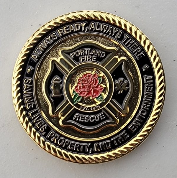 PORTLAND FIRE & RESCUE - Challenge Coin