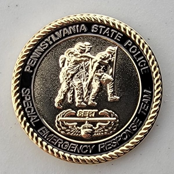 PENNSYLVANIA STATE POLICE - SERT - Challenge Coin - Image 2