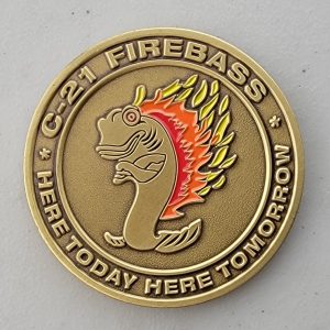 C-21 FIREBASS - Challenge Coin
