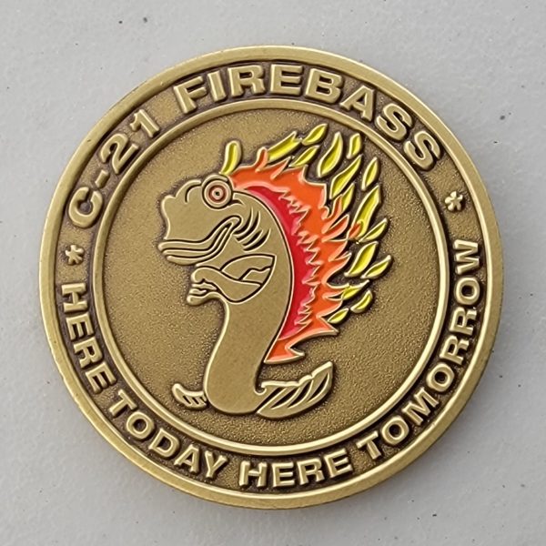C-21 FIREBASS - Challenge Coin