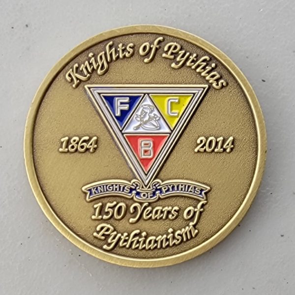 KNIGHTS OF PYTHIAS - Challenge Coin - Image 2